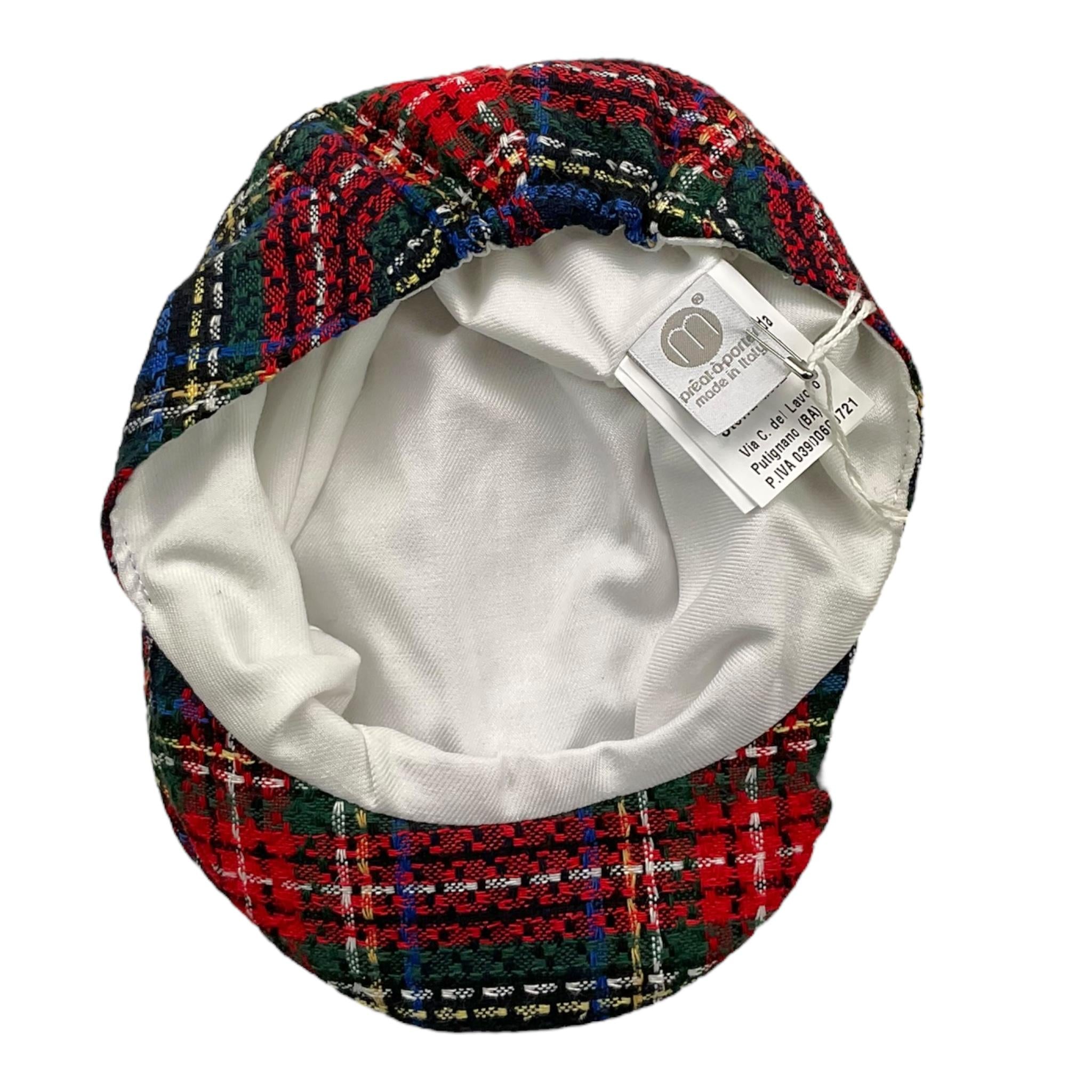 MARLU' cappello tinta unita con fantasia Rosso per Neonato IH700CO ROSSO MARLU'