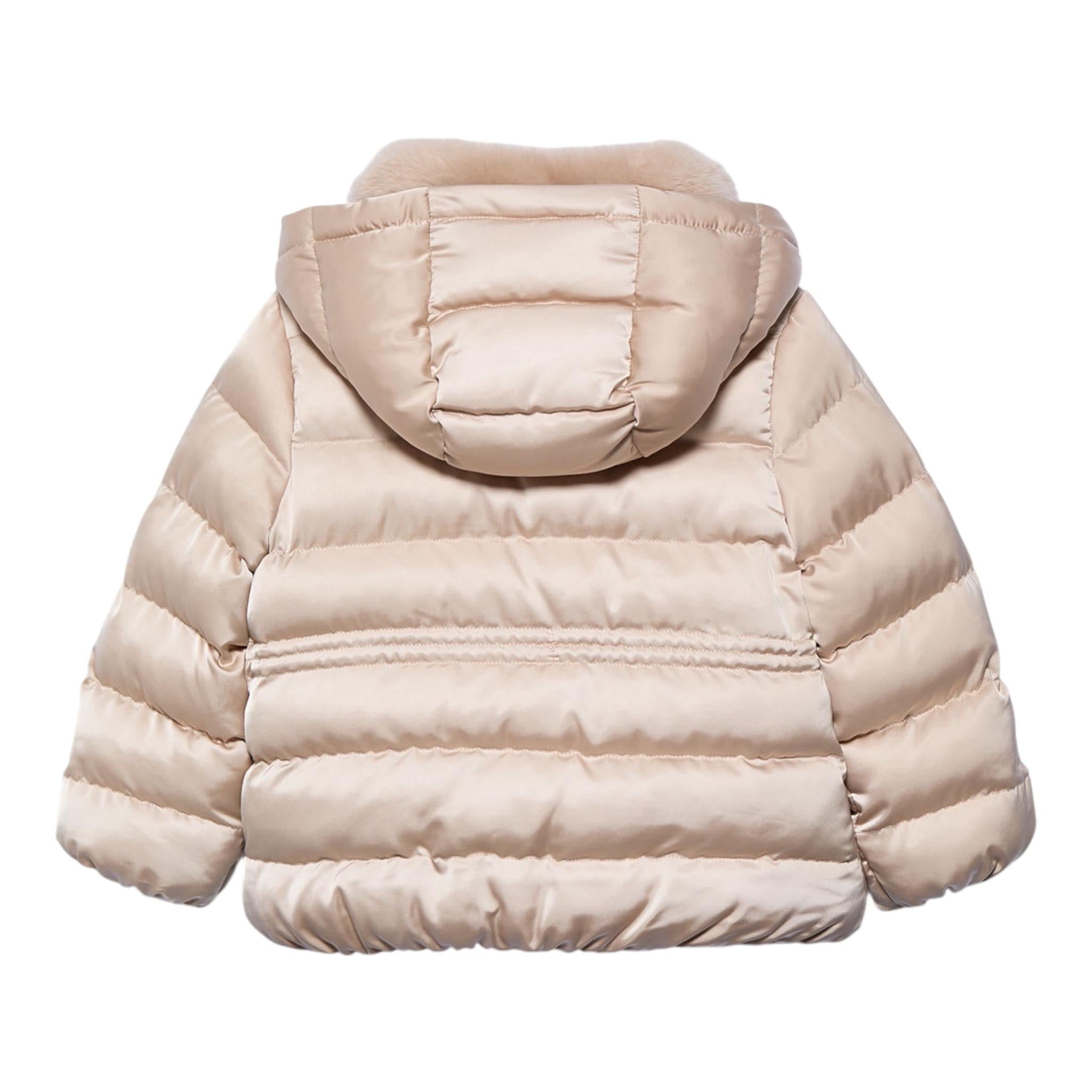 ABEL & LULA giubbino tinta unita con zip e cappuccio Beige per Bambina 5837XX BEIGE ABEL & LULA