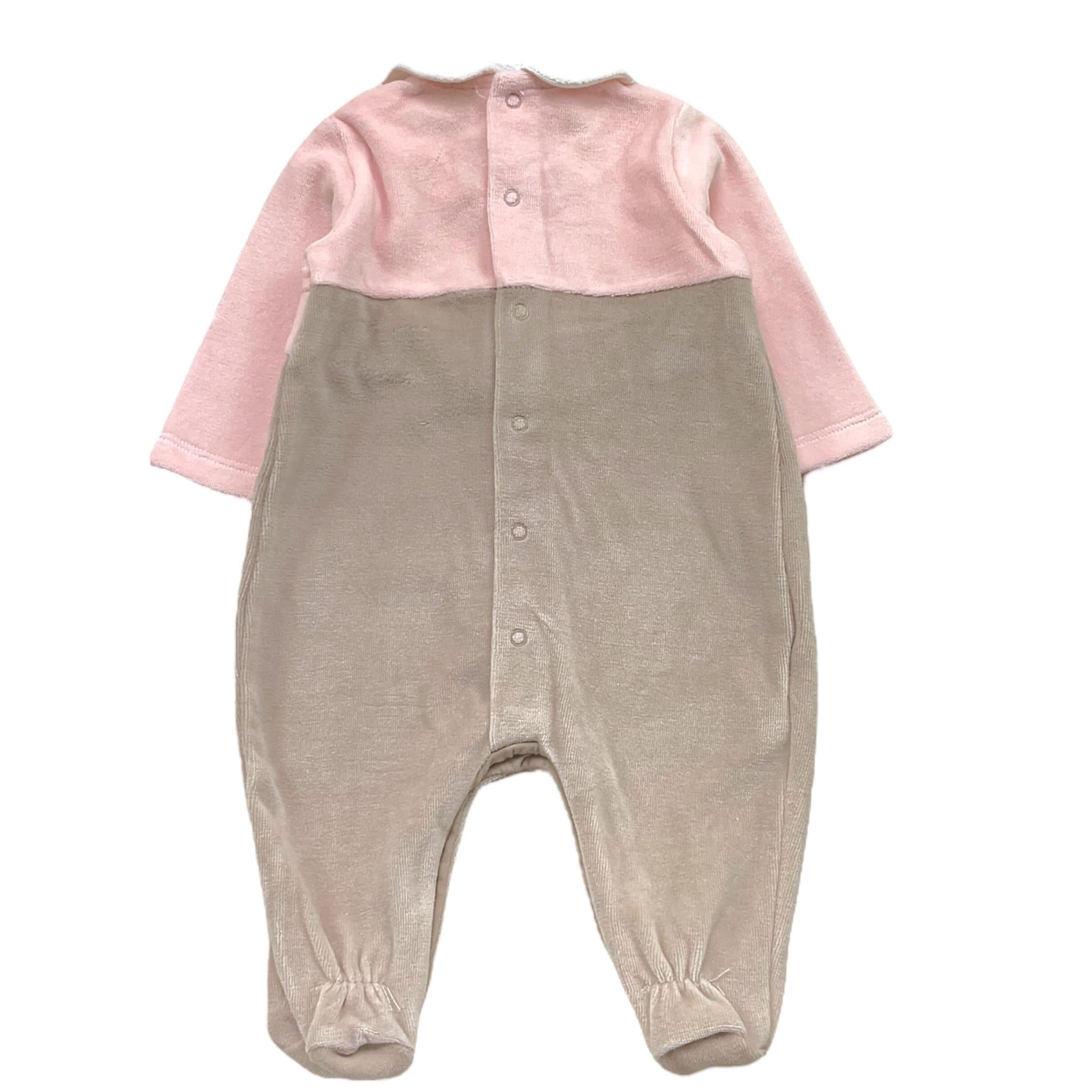 MAYORAL set tutina manica lunga tinta unita in ciniglia con cappello Rosa per Neonata 2782X RSAQ MAYORAL