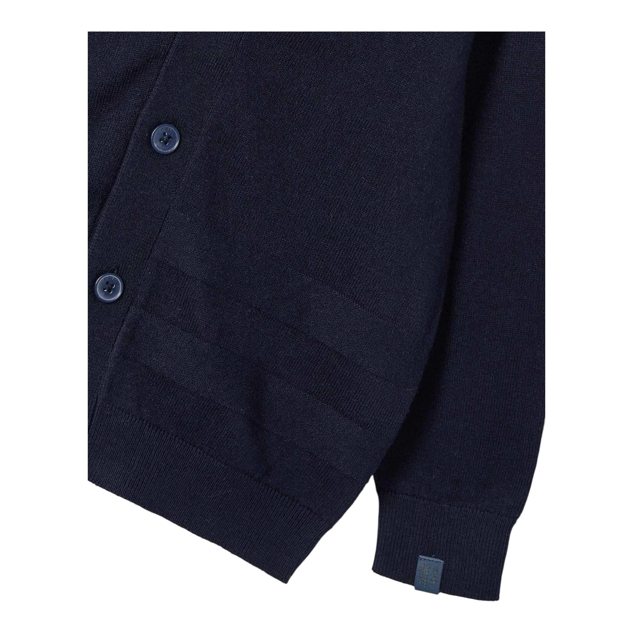 MAYORAL cardigan tinta unita con bottoni in contrasto Blu per Bambino 4348X BLU MAYORAL