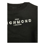 JOHN RICHMOND abito tinta unita con stampa Nero per Bambina RGA2405VE NERO JOHN RICHMOND