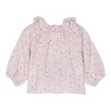 TEDDY E MINOU camicia manical unga tinta unita fantaisa floreale Rosa per Neonata I24CI004C4126 ROSA TEDDY E MINOU