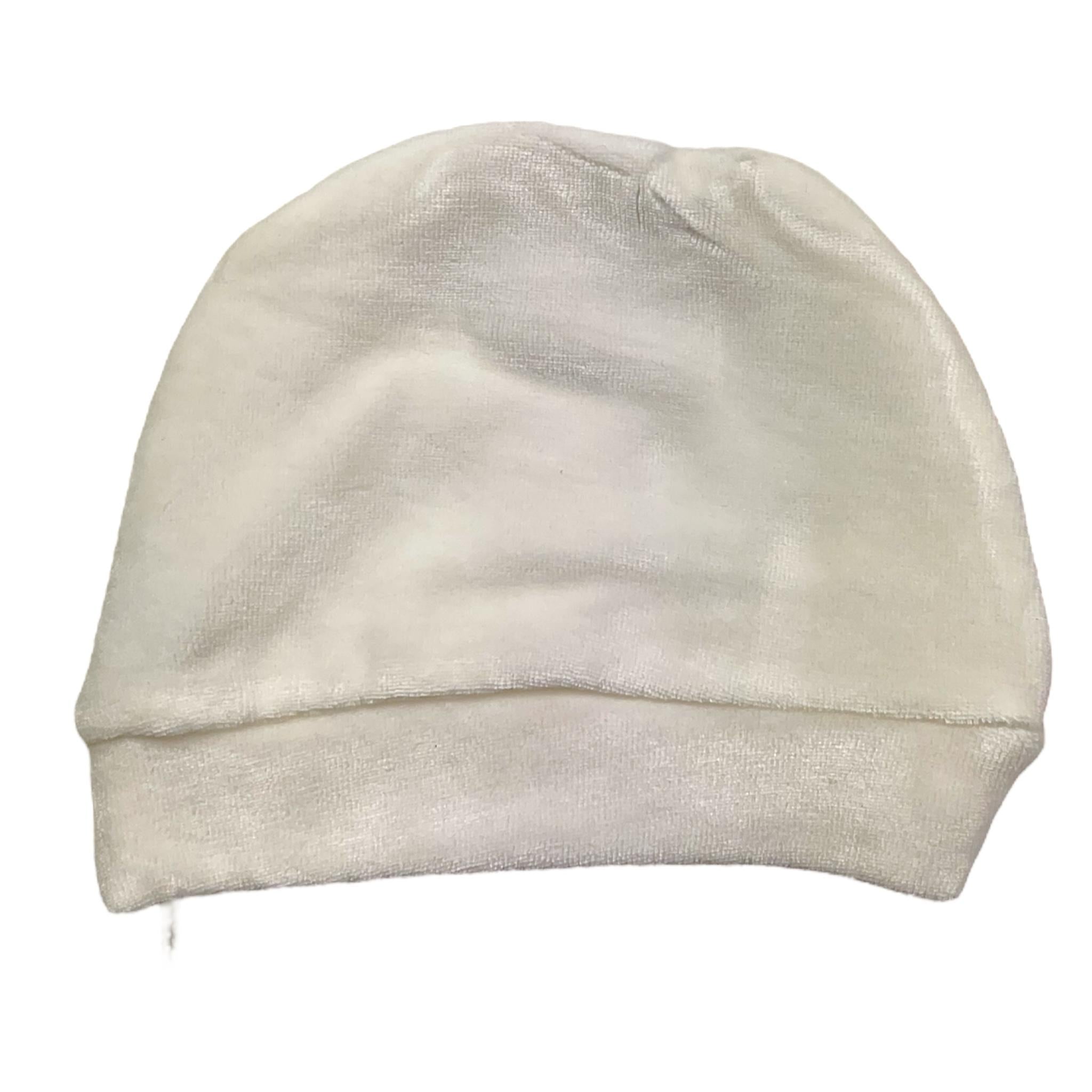 NINNAOH cappello tinta unita con ricami Bianco per Neonata I2325 BIANCO NINNAOH