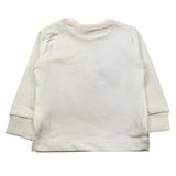 SIVIGLIA shirt girocollo tinta unita con stampa Panna per Neonato SVNTS00517 PANNA SIVIGLIA