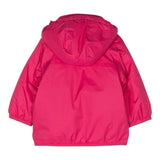 K-WAY giubbino tinta unita con cappuccio Fuxia per Bambina K6115FWAXXX FUXIA K-WAY