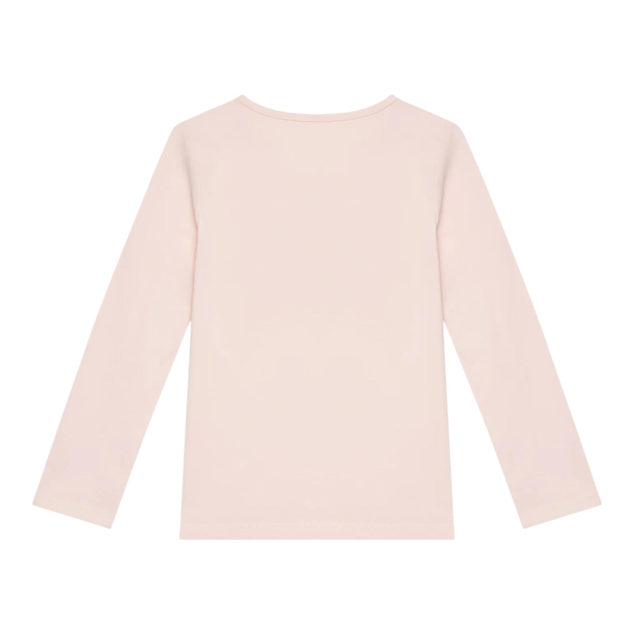 GUESS shirt girocollo tinta unita con paillettes Rosa per Neonata K4BI16J1314 ROSA GUESS