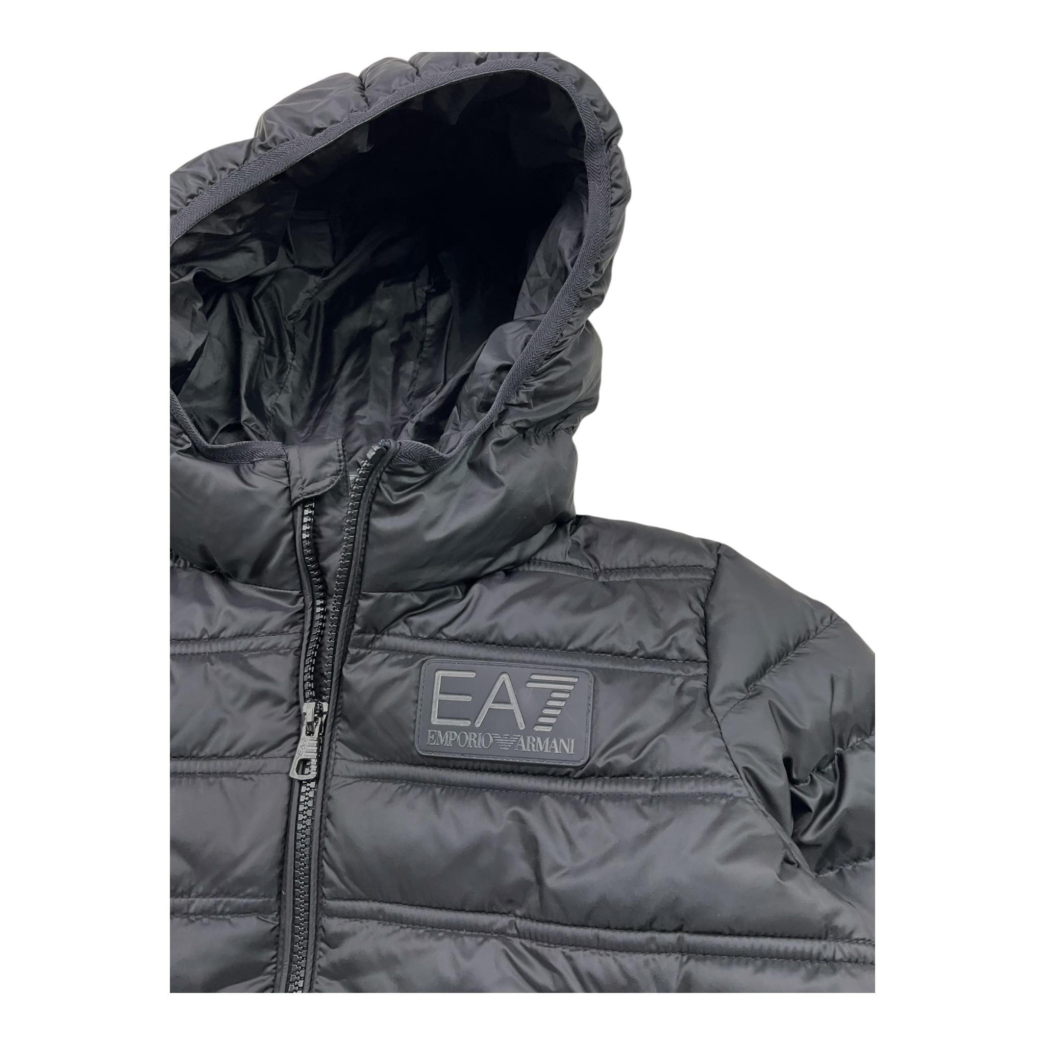 EMPORIO ARMANI giubbino tinta unita con cappuccio Nero per Bambino 6RBB03 NERO EMPORIO ARMANI