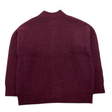 PAOLO PECORA maglia tinta unita con zip Bordeaux per Bambino PP4091 BORDEAUX PAOLO PECORA