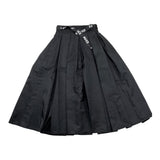 NAICE gonna tinta unita con cintura logata Nero per Bambina 23969 NERO NAICE