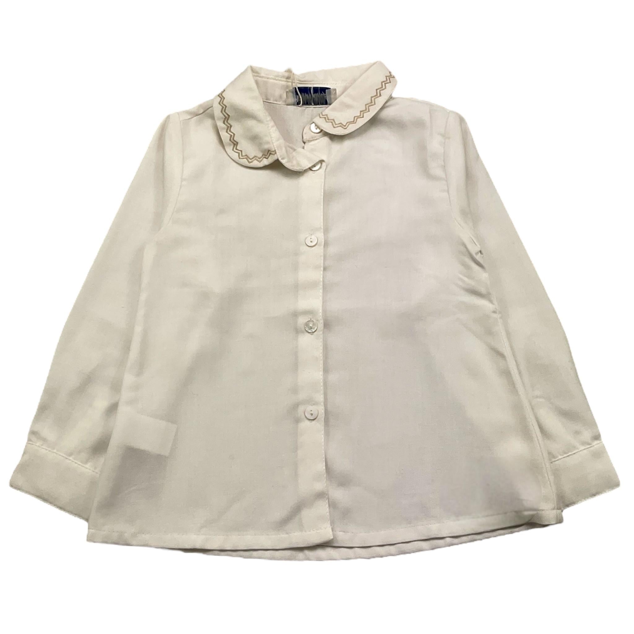 MALVI & CO camicia manica lunga tinta unita Bianco per Bambino F23M013CAZL BIANCO MALVI & CO