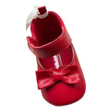 MINI BANDA ballerine tinta unita con fiocco Rosso per Neonata 3A365 ROSSO MINI BANDA