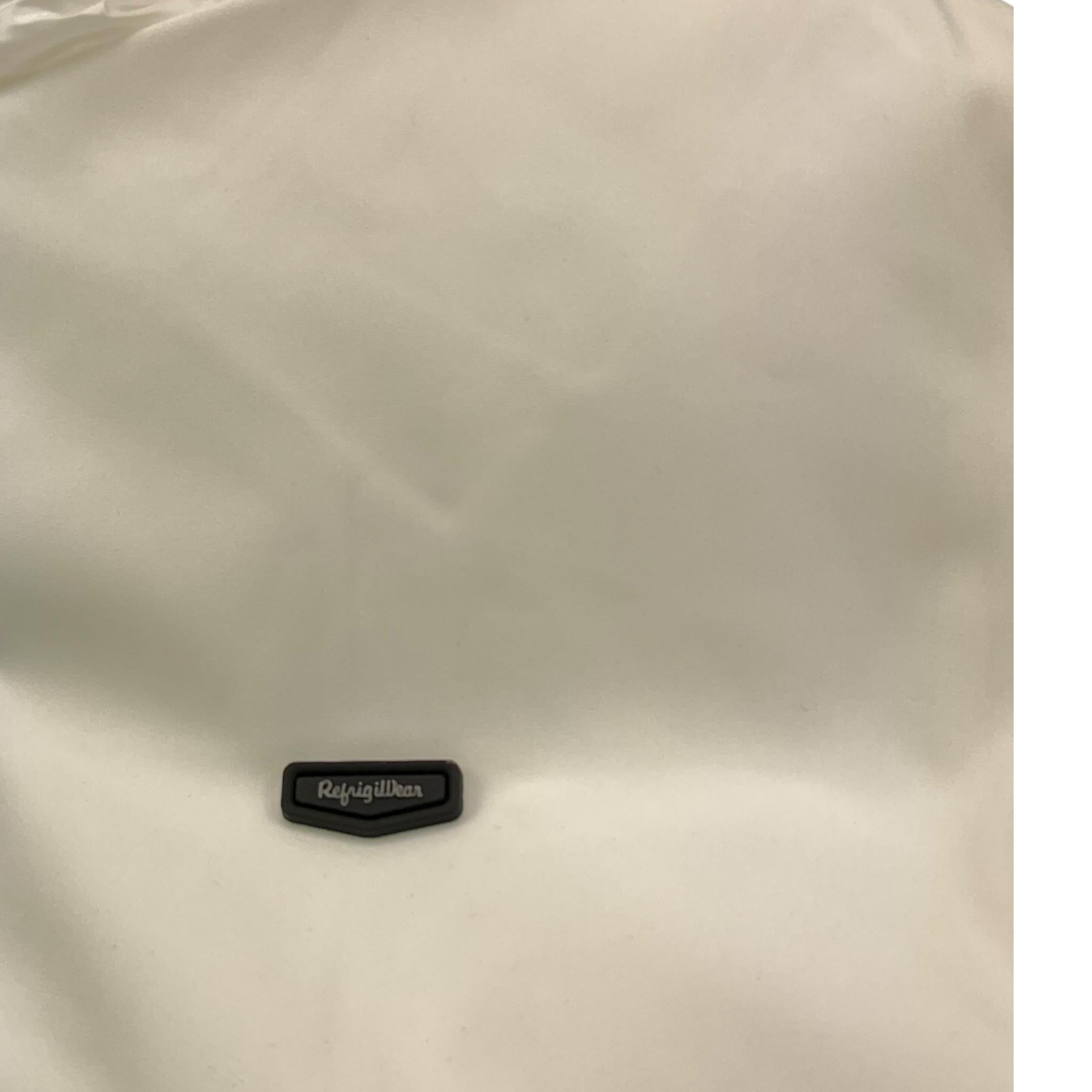 REFRIGIWEAR giubbino tinta unita con zip e cappuccio Bianco per Bambino RWG964 BIANCO REFRIGIWEAR