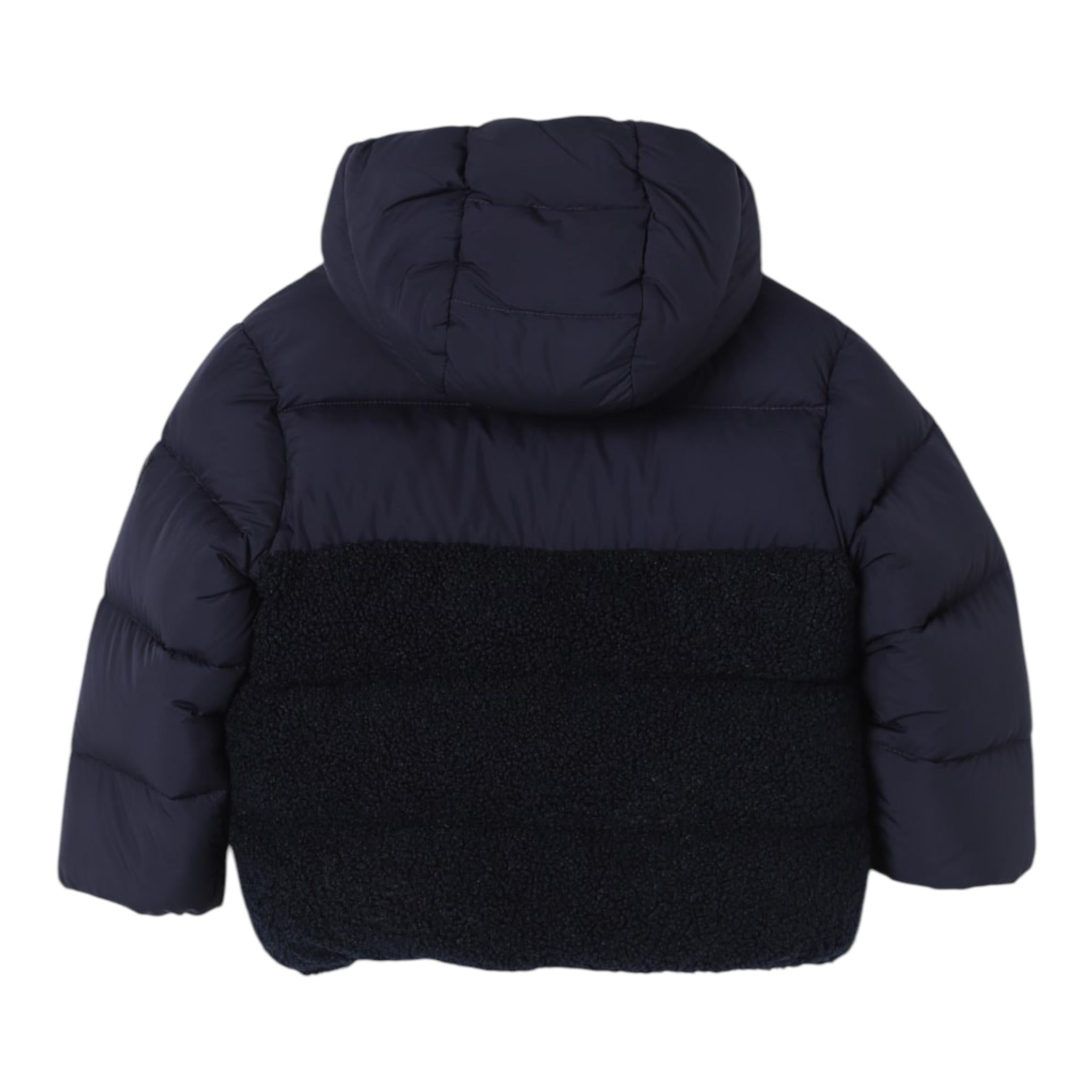 IL GUFO giubbino tinta unita cn cappuccio Blu per Neonato A24GM414N0106NX BLU IL GUFO