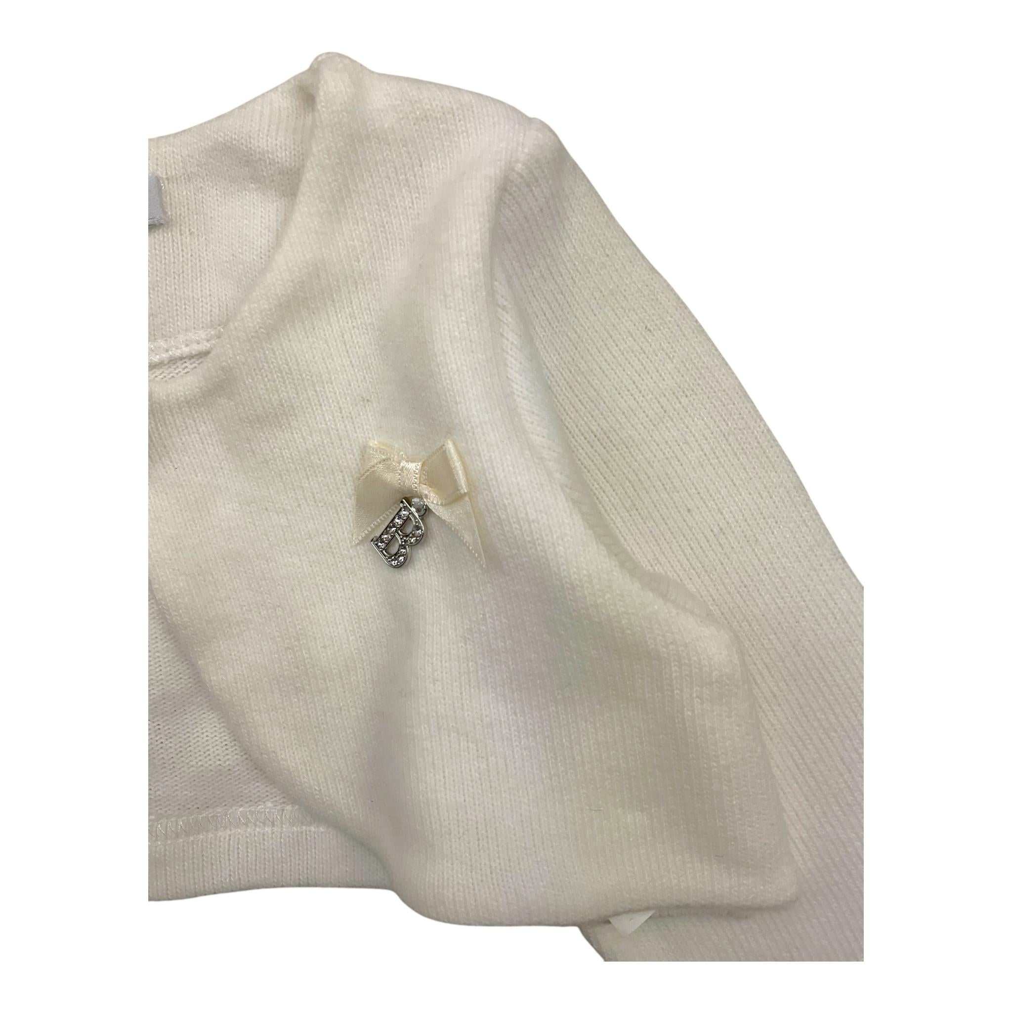 BARCELLINO coprispalle tinta unita Bianco per Neonata 4951 BIANCO BARCELLINO