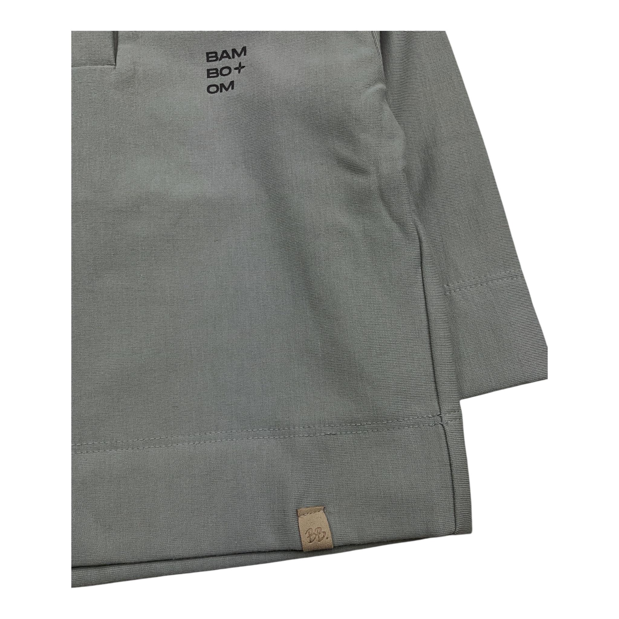 BAMBOOM+BABIES felpa chiusa con cappuccio tinta unita Verde per Neonato 708 VERDE BAMBOOM+BABIES