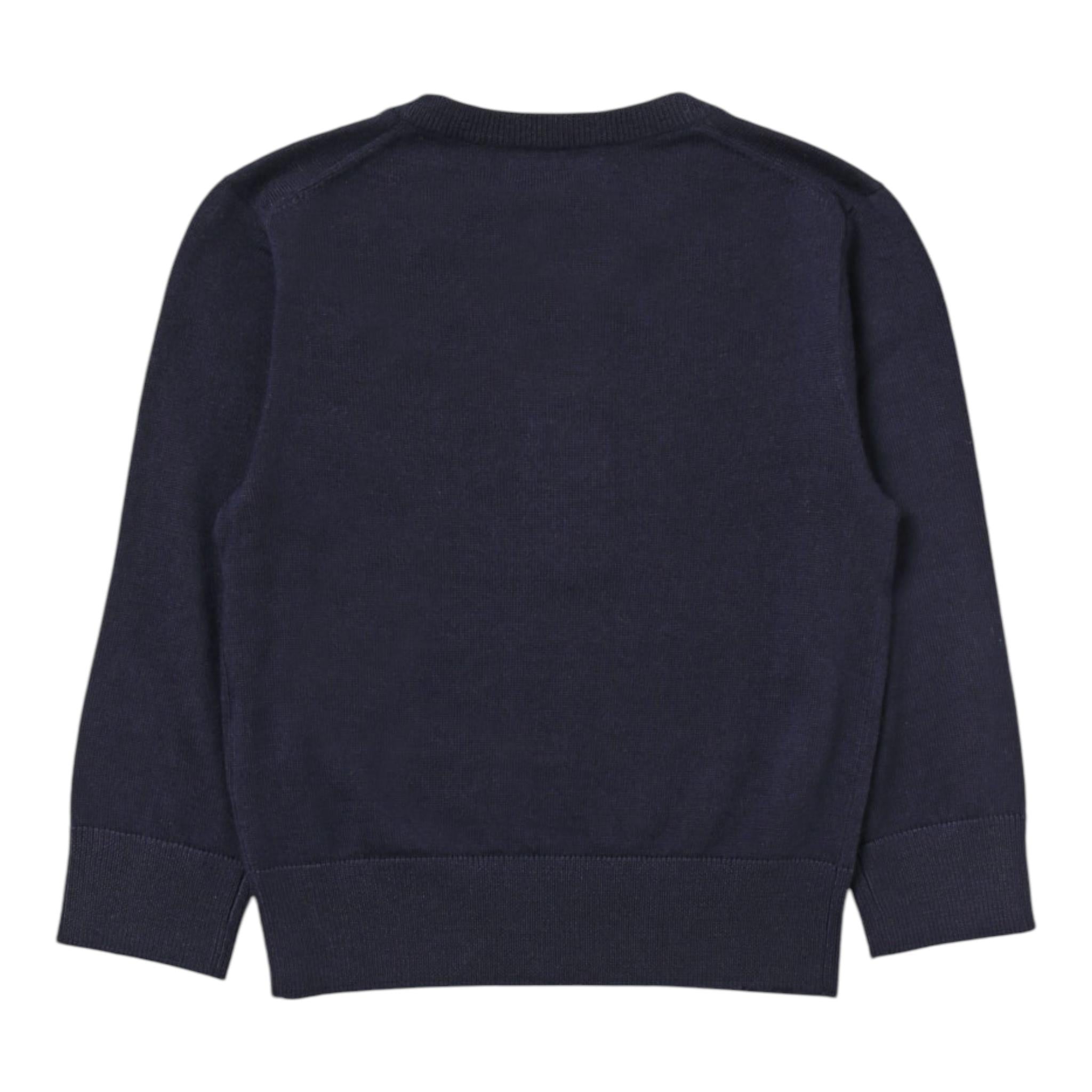 RALPH LAUREN maglia girocollo tinta unita Blu per Bambino 322877725003 BLU RALPH LAUREN