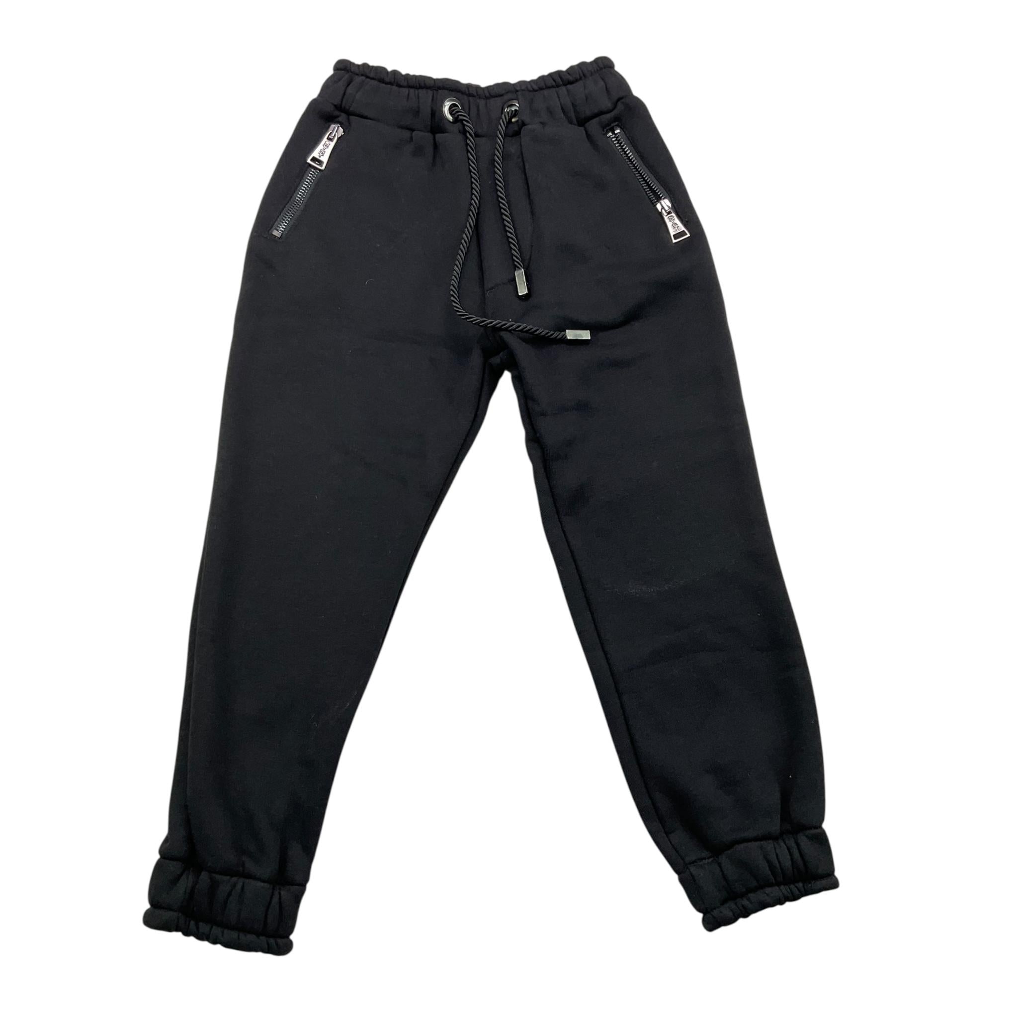 STAY STREET pantalone tuta tinta unita Nero per Bambina PB800M NERO STAY STREET