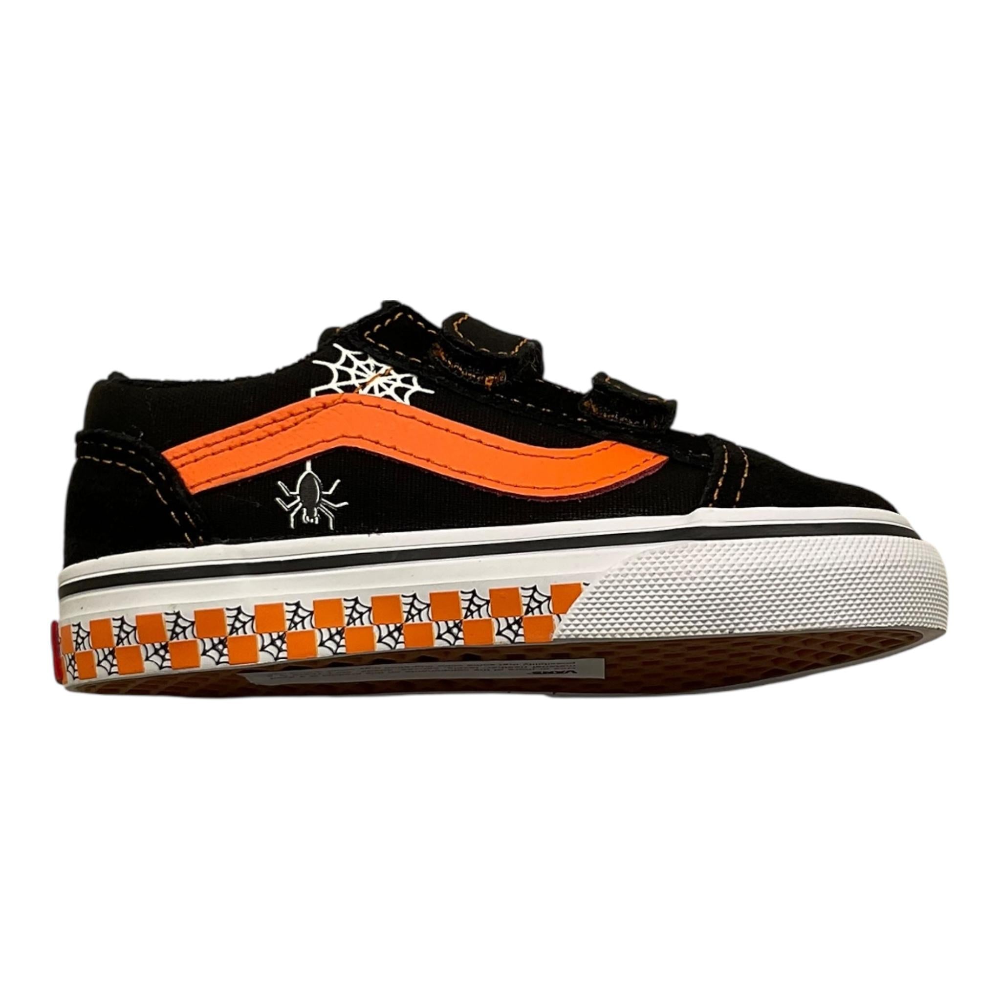 VANS sneakers tinta unita con suola in gomma Nero per Neonato VN000D3Y8BF1 NERO VANS