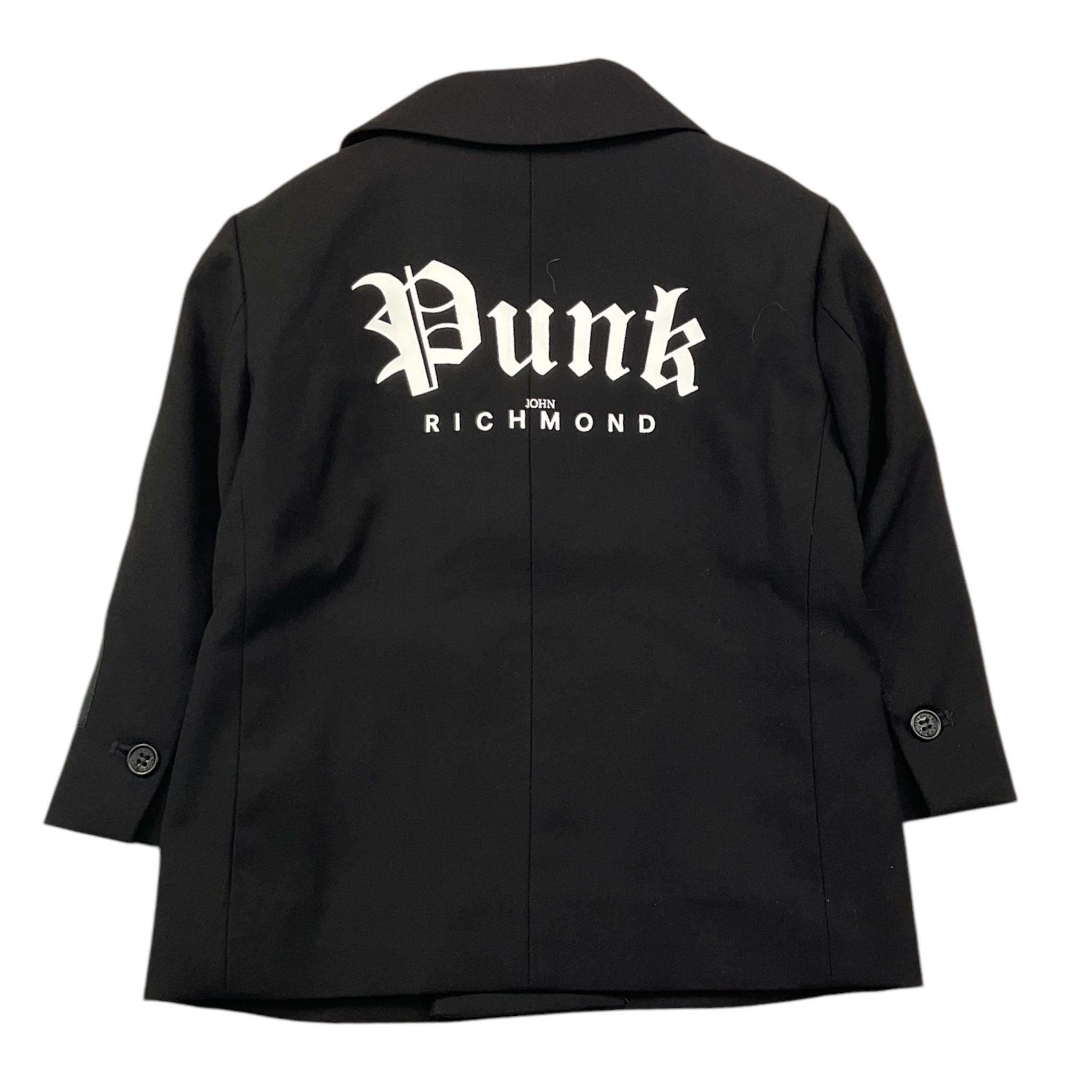 JOHN RICHMOND giacca tinta unita cn stampa in contrasto Nero per Neonato RIA25095GC NERO JOHN RICHMOND