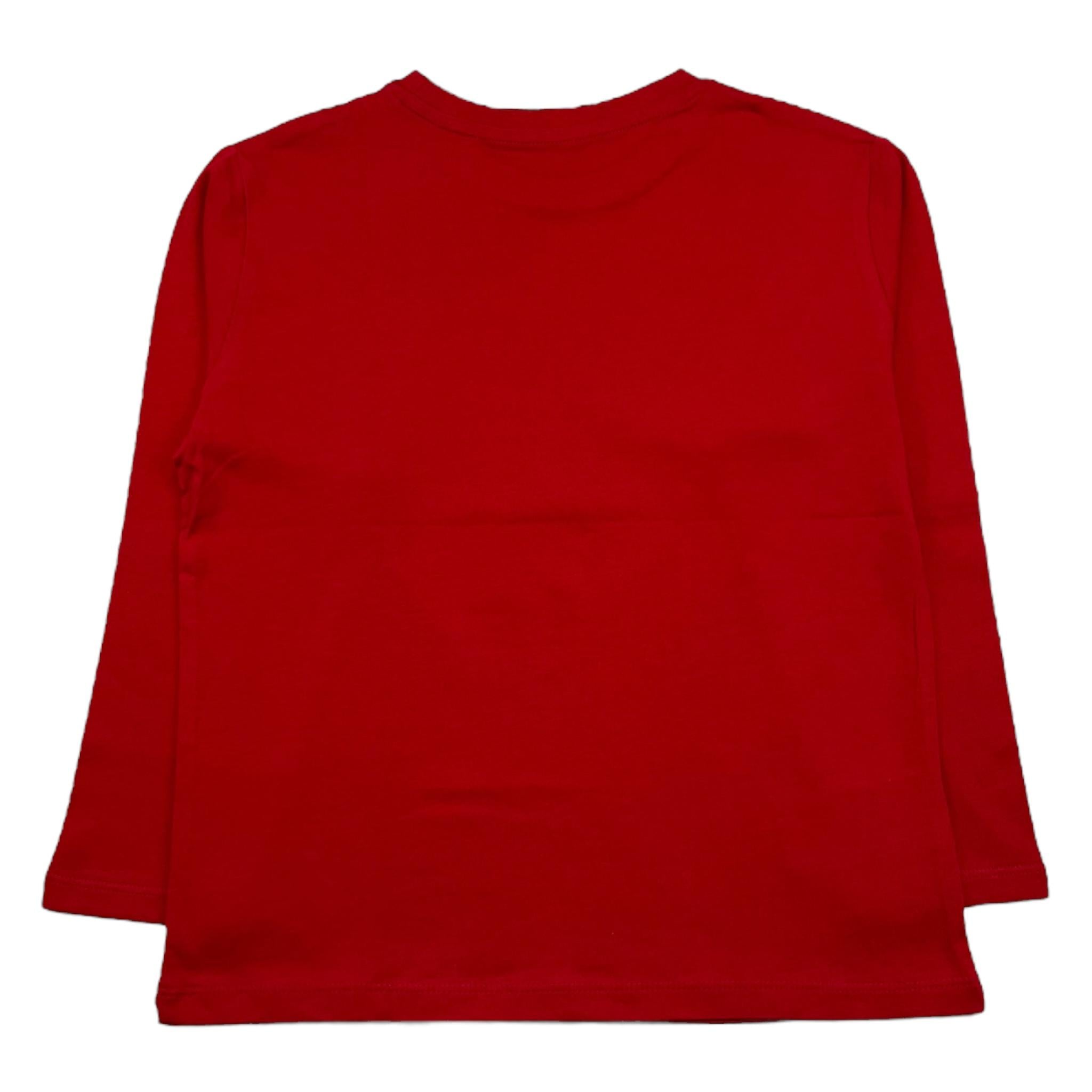 MAYORAL shirt girocollo tinta unita con stampa Rosso per Bambino 173X ROSSO MAYORAL