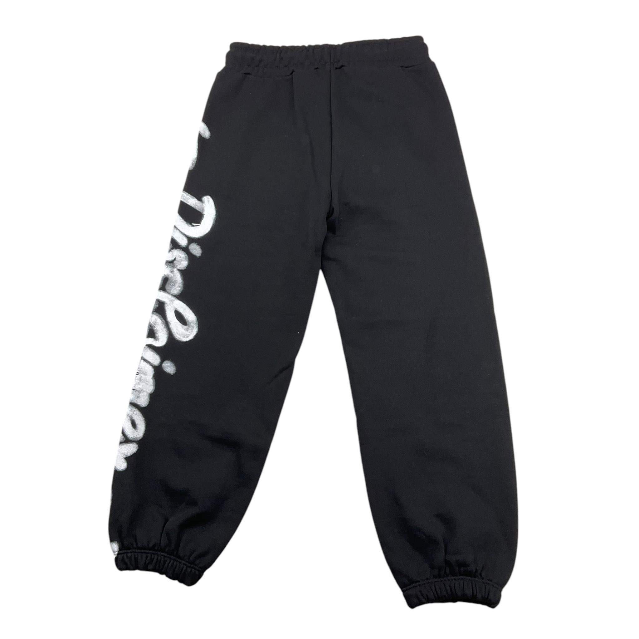 DISCLAIMER pantalone modello tuta tinta unita con stampa Nero per Bambino 24IDK58302 NERO DISCLAIMER