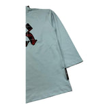 JOHN RICHMOND shirt girocollo tinta unita con stampa in contrasto Azzurro per Bambino RBA25156TS AZZURRO JOHN RICHMOND