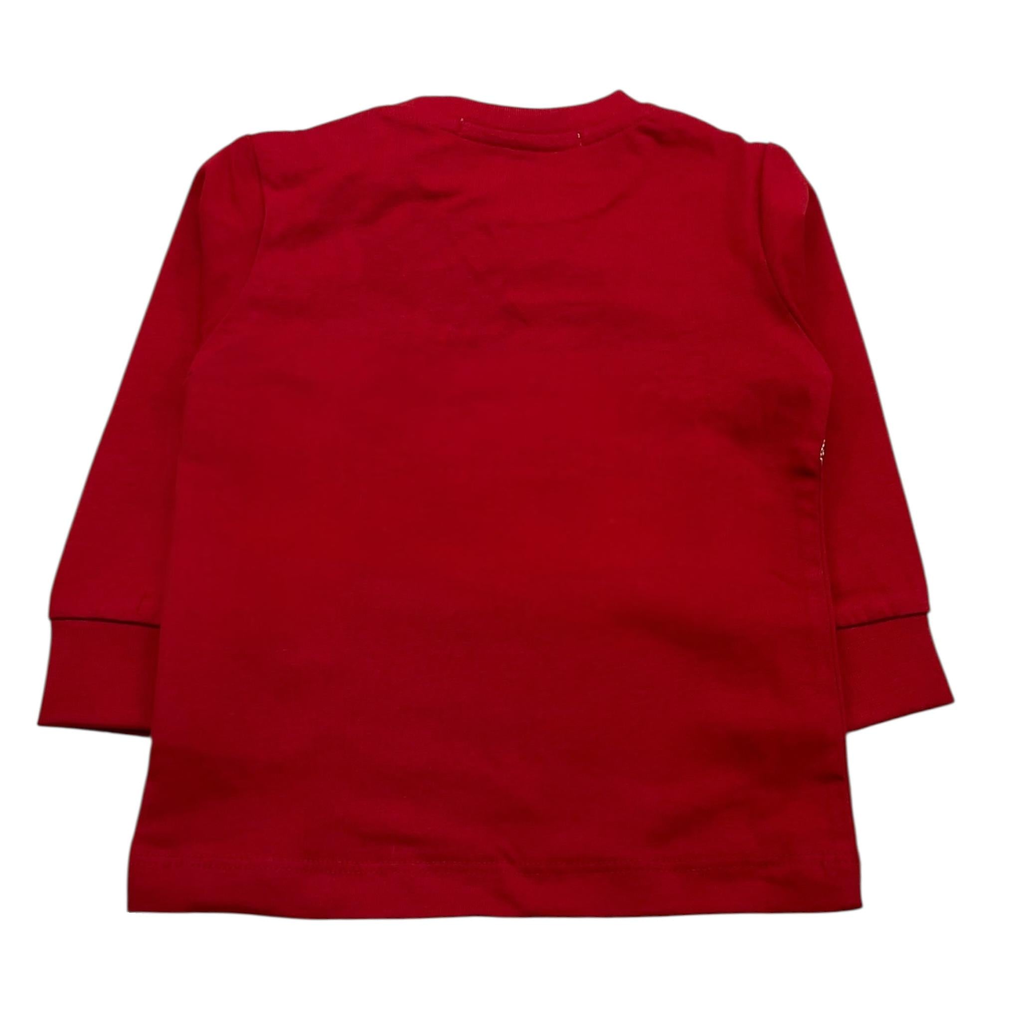 CESARE PACIOTTI shirt girocollo tinta unita con stampa Rosso per Bambino TSP5308BJXX ROSSO CESARE PACIOTTI