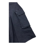 PLEASE gonna in denim tinta unita con tasconi Nero per Bambina GB10010G66 NERO PLEASE