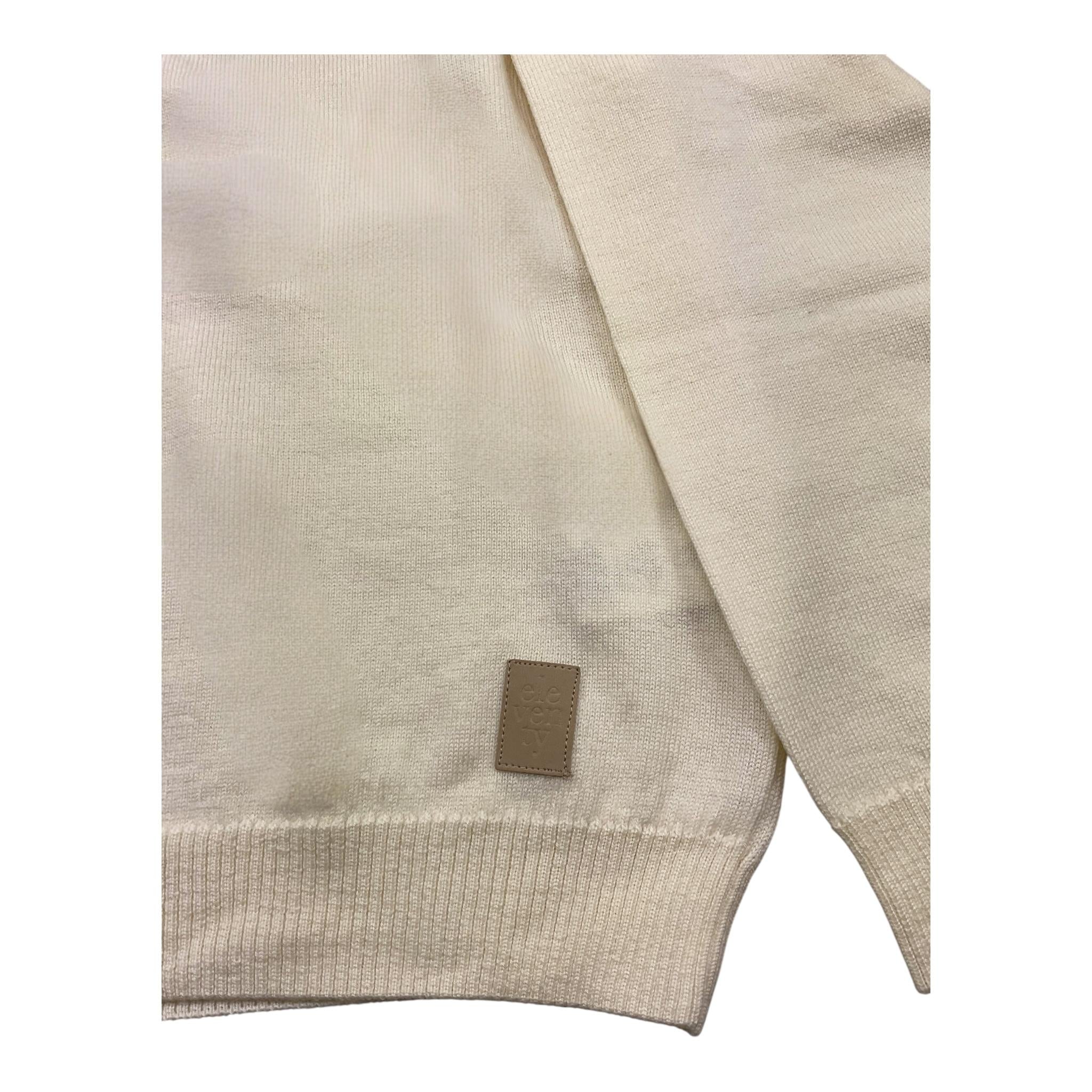 ELEVENTY maglia coll alto titna unita Panna per Bambino ET9P20 PANNA ELEVENTY