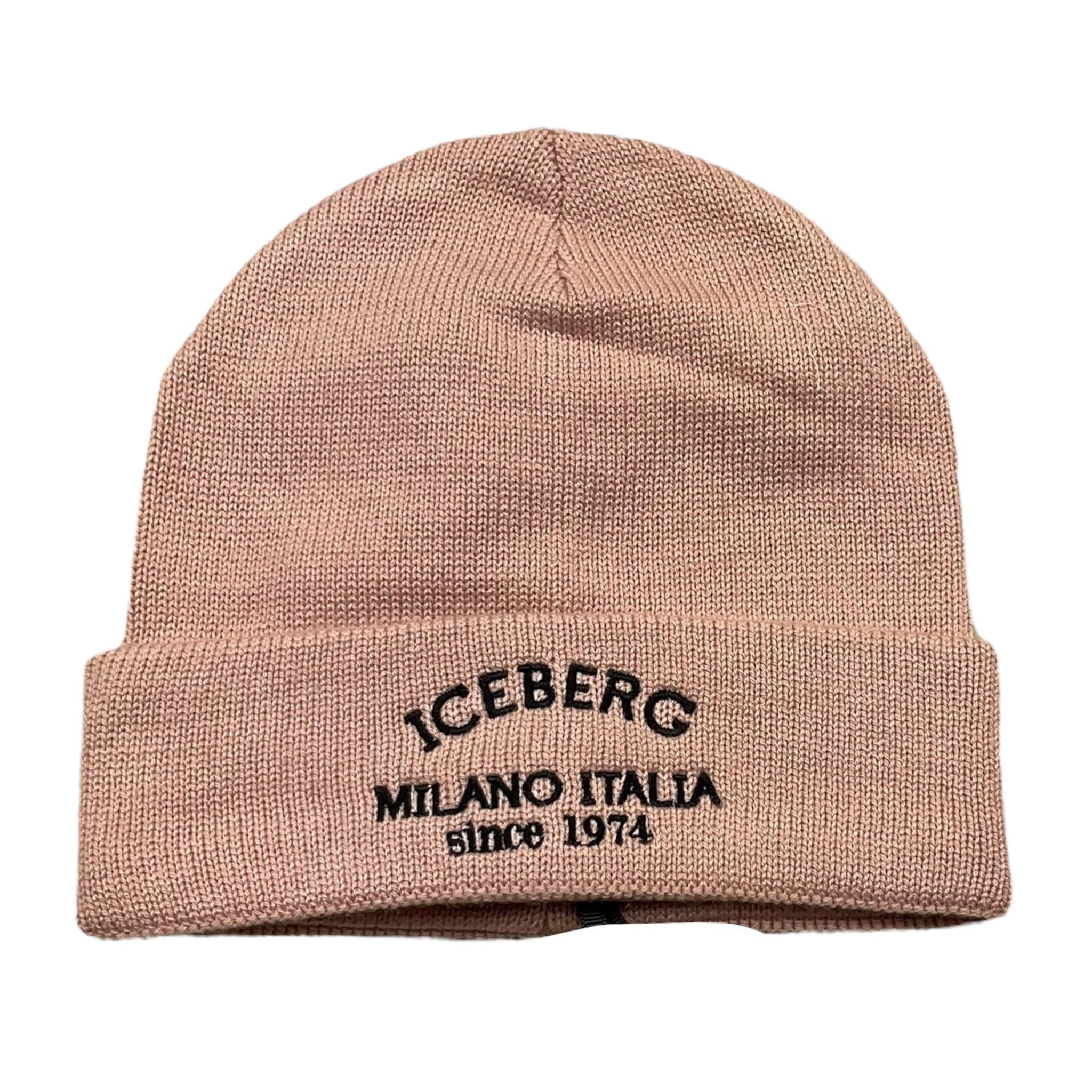 ICEBERG cappello tinta unita con logo Rosa per Bambina CAICE5304J ROSA ICEBERG