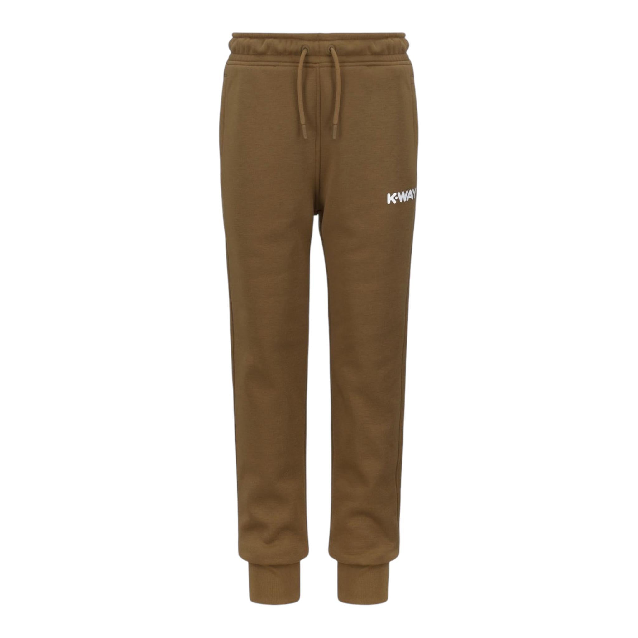 K-WAY pantalone tinta unita modello tuta Marrone per Bambino K81416W MARRONE K-WAY
