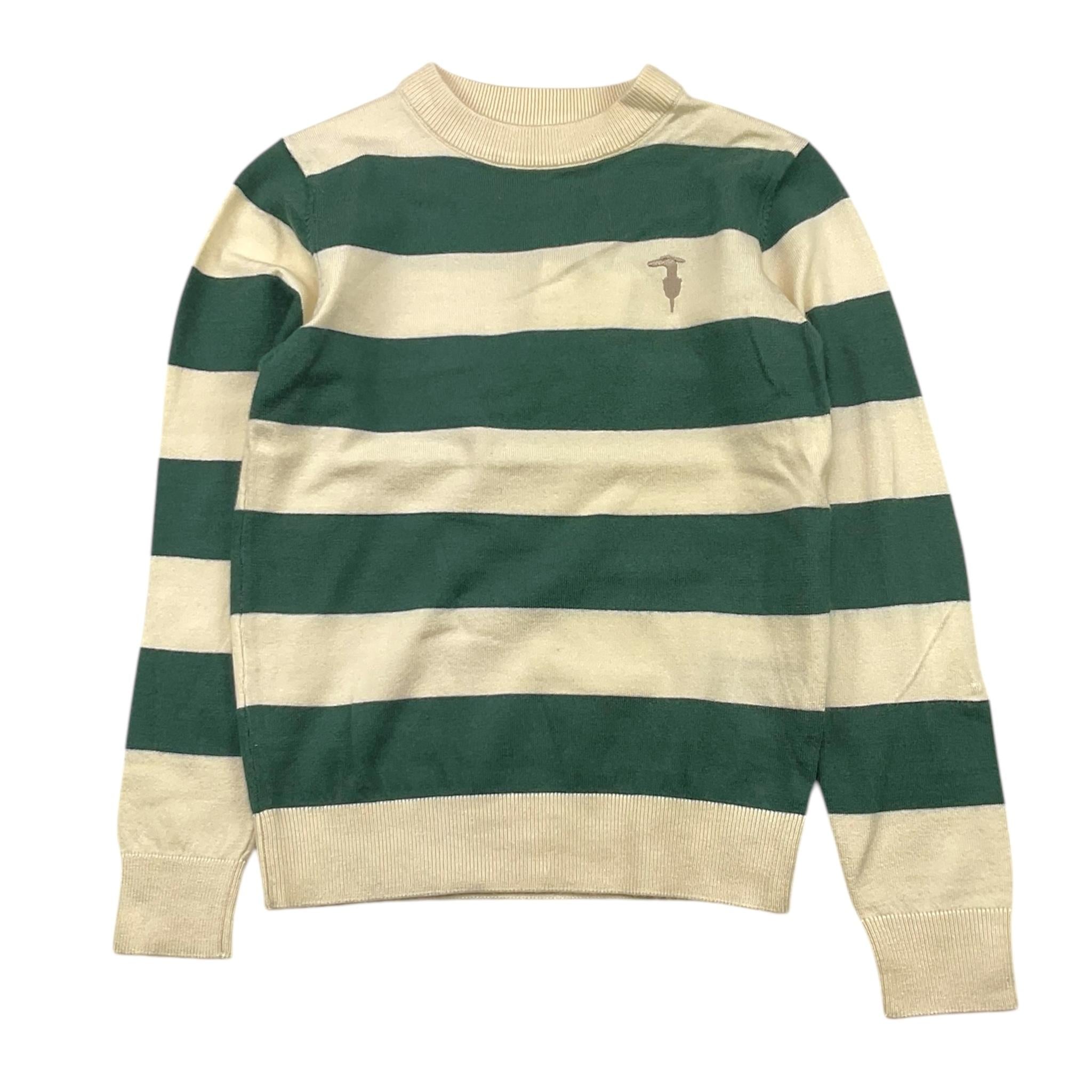TRUSSARDI maglia tinta unita con fantasia a righe Panna per Bambino TBA25054MA PANNA TRUSSARDI