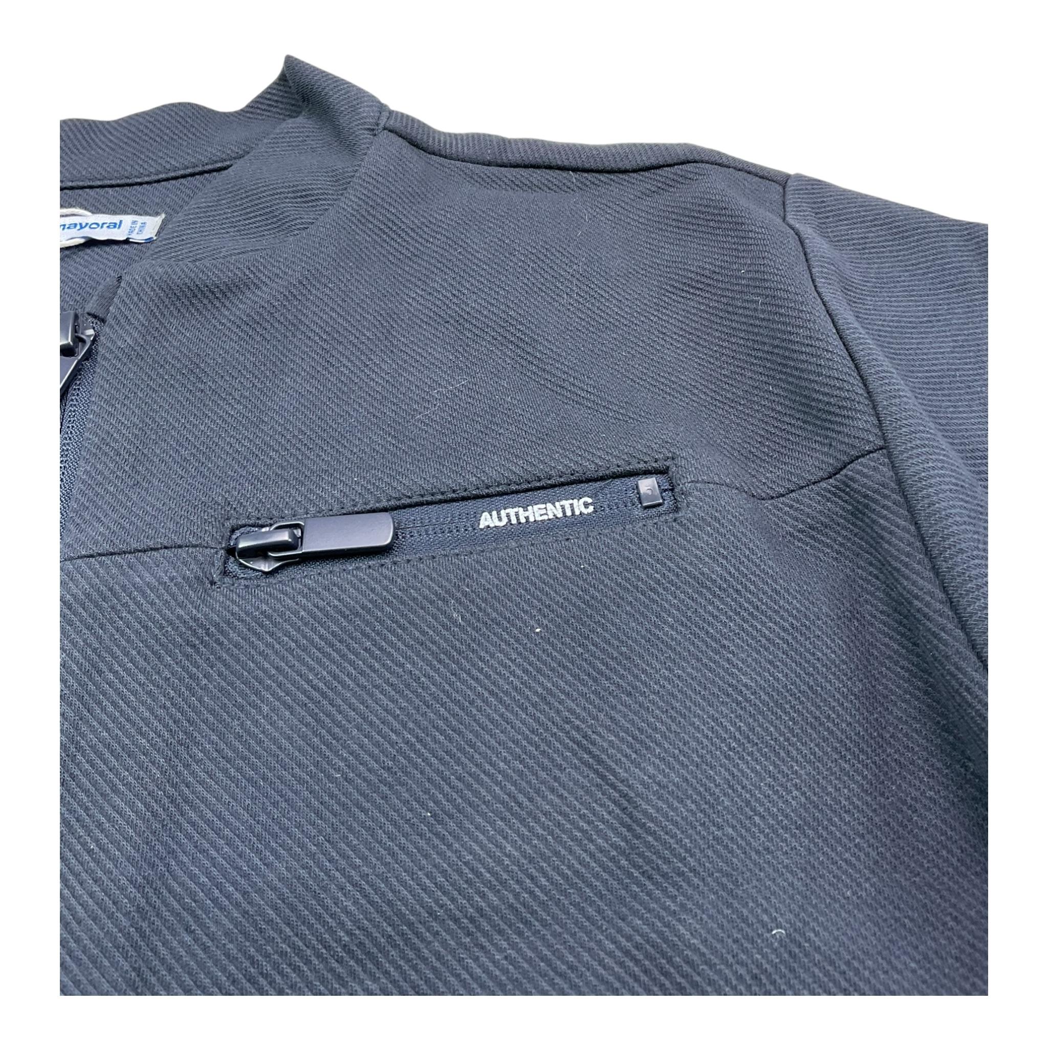 MAYORAL felpa con zip tinta unita Blu per Bambino 4474J BLU MAYORAL