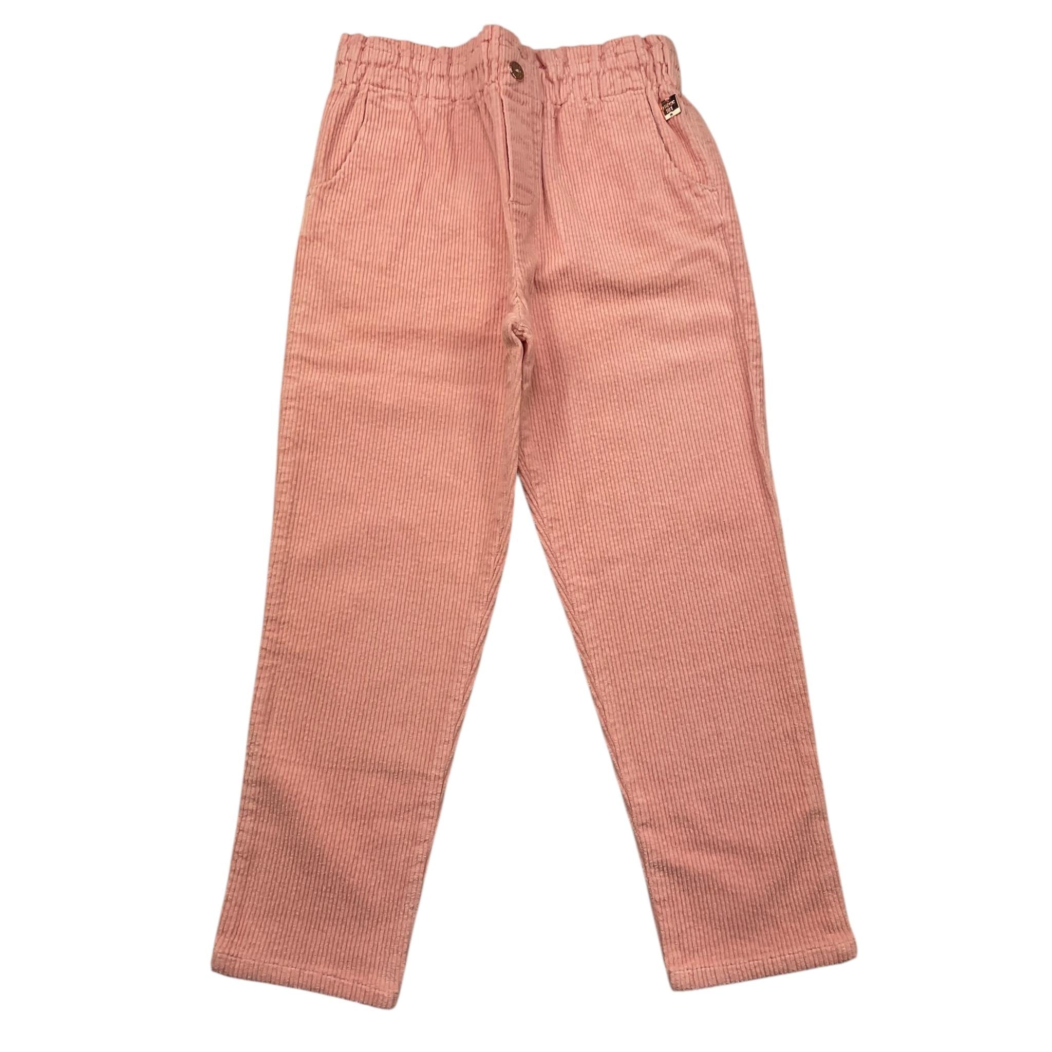 CARRE'MENT BEAU pantalone tinta unita con elastico in vita Rosa per Bambina Y04158 ROSA CARRE'MENT BEAU