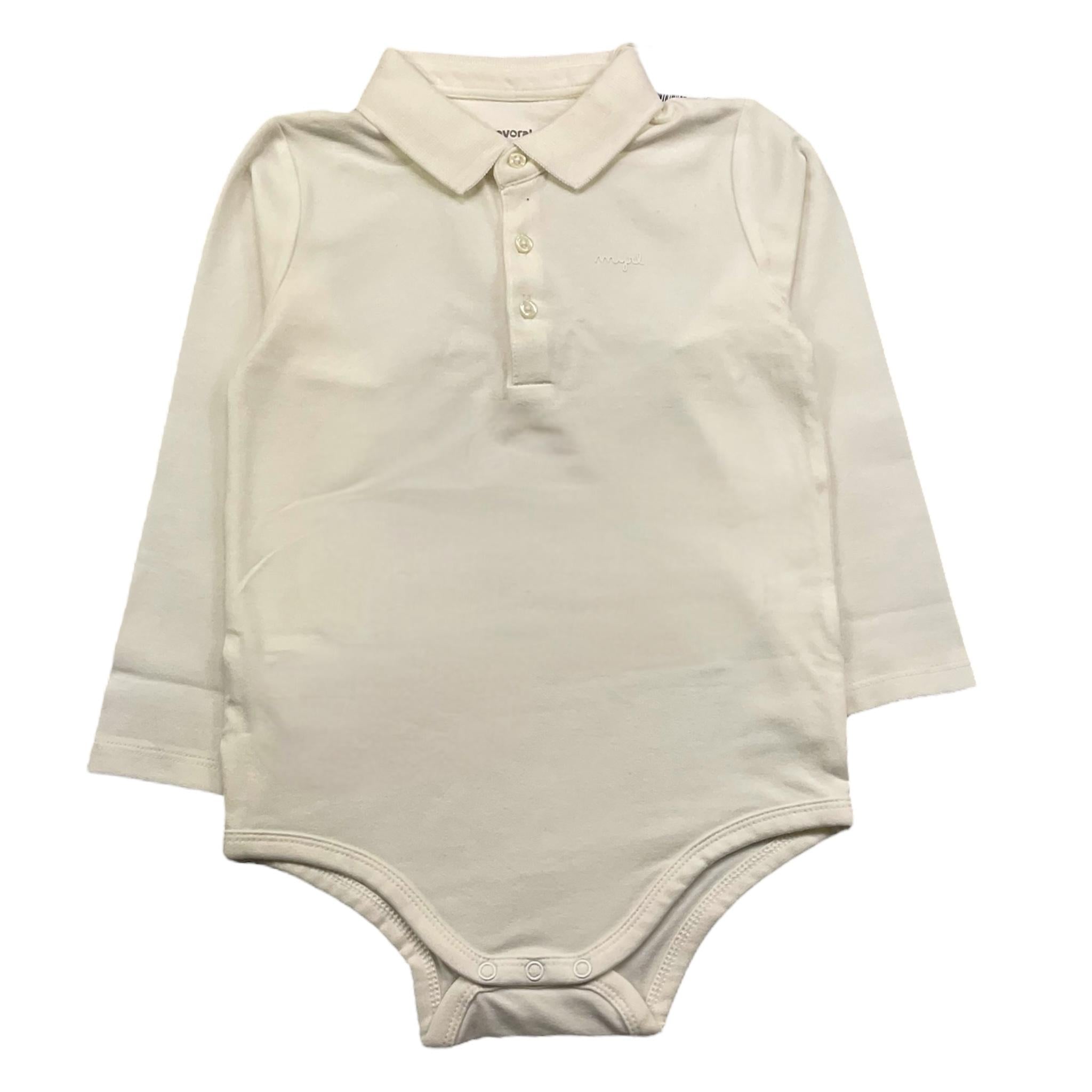 MAYORAL body manica lunga tinta unita Panna per Bambino 2183J PANNA MAYORAL