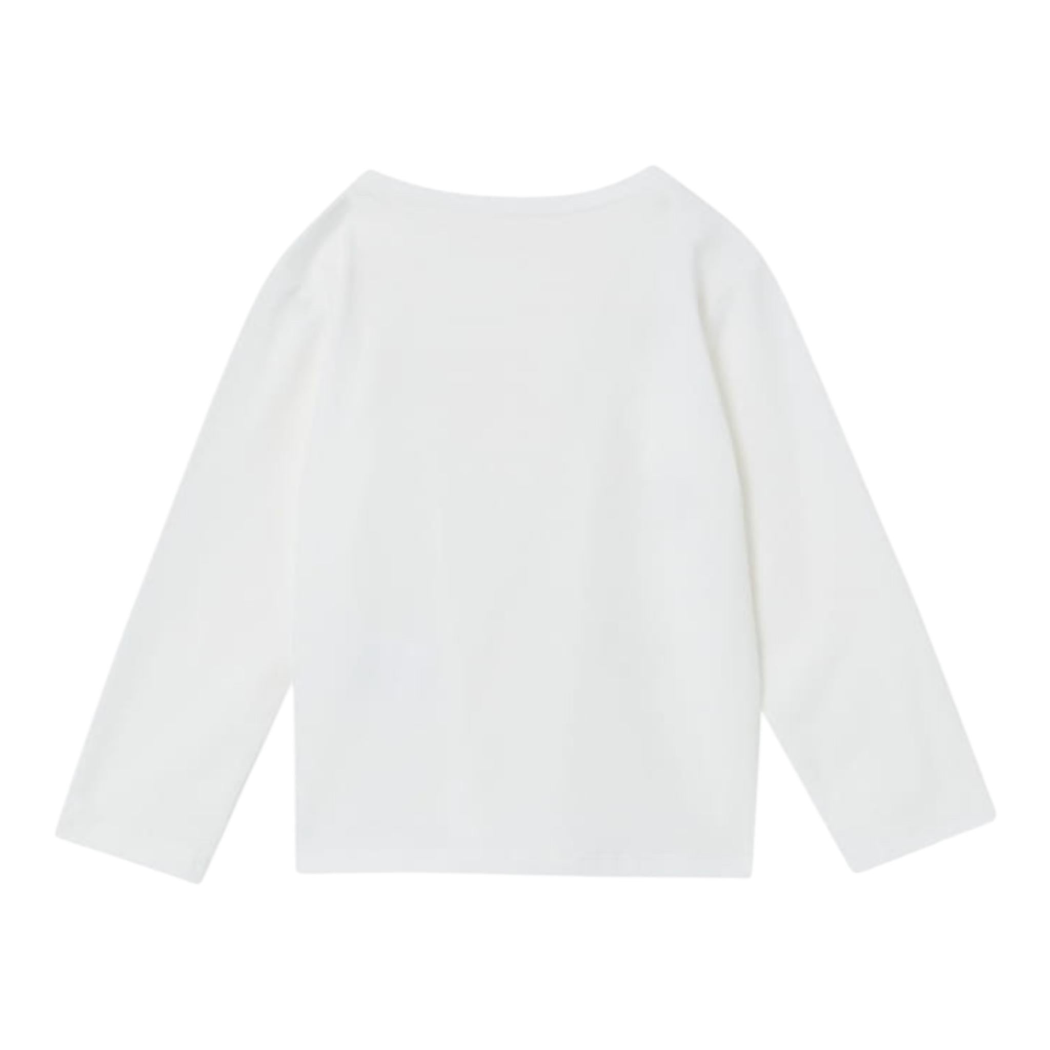 LIU JO shirt girocollo tinta unita con stampa brillantinata Panna per Neonata KF4065NX PANNA LIU JO