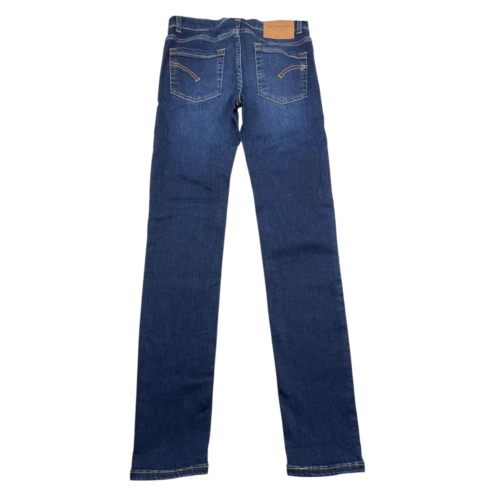 DONDUP jeans tinta unita cn 5 tasche Blu per Neonata DFPA103N BLU DONDUP