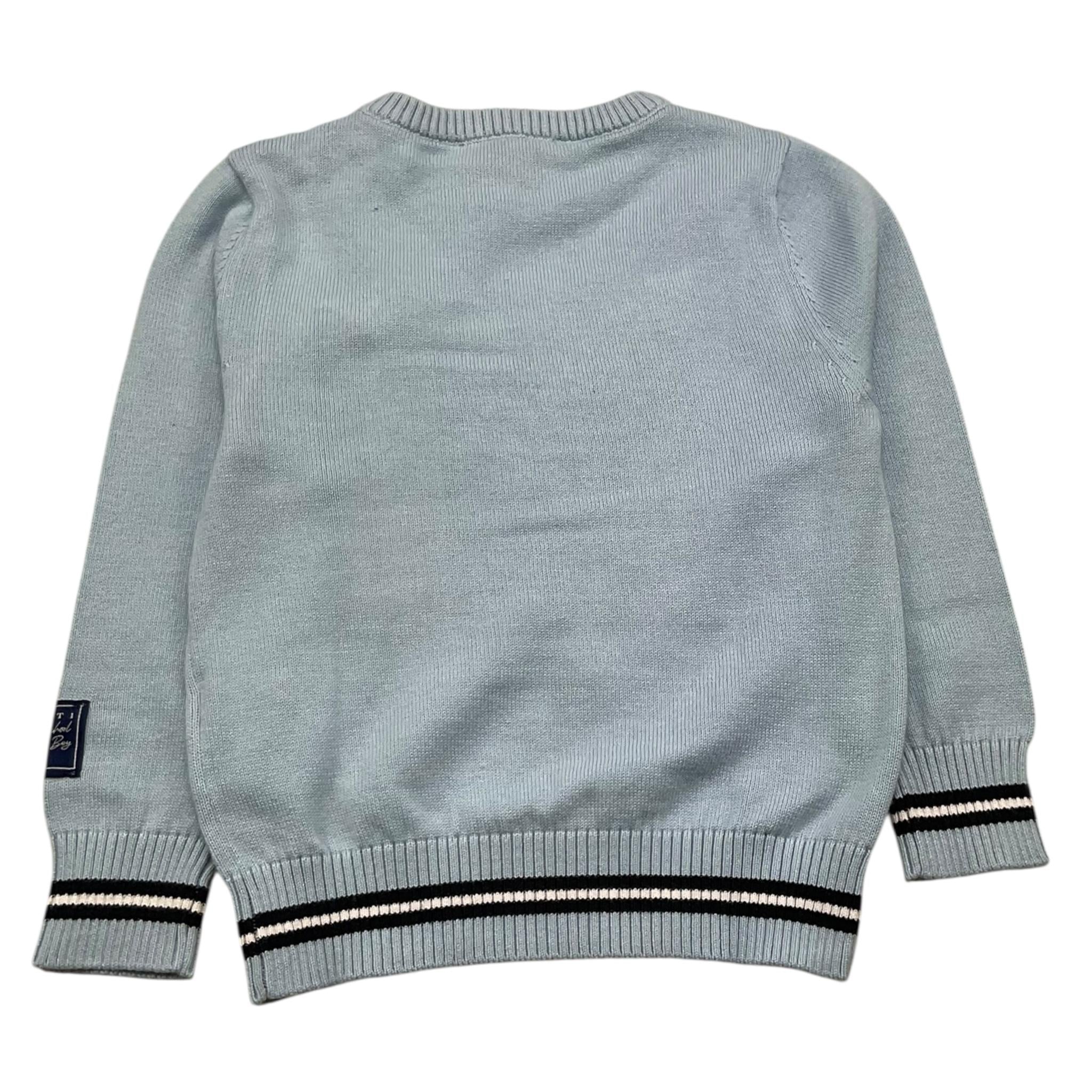 CESARE PACIOTTI maglia girocollo tinta unita con logo Azzurro per Neonato MGP5352B AZZURRO CESARE PACIOTTI