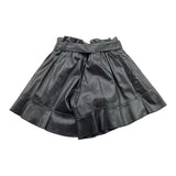 TWINSET short in ecopelle tinta unita Nero per Bambina 242GJ2156 NERO TWINSET