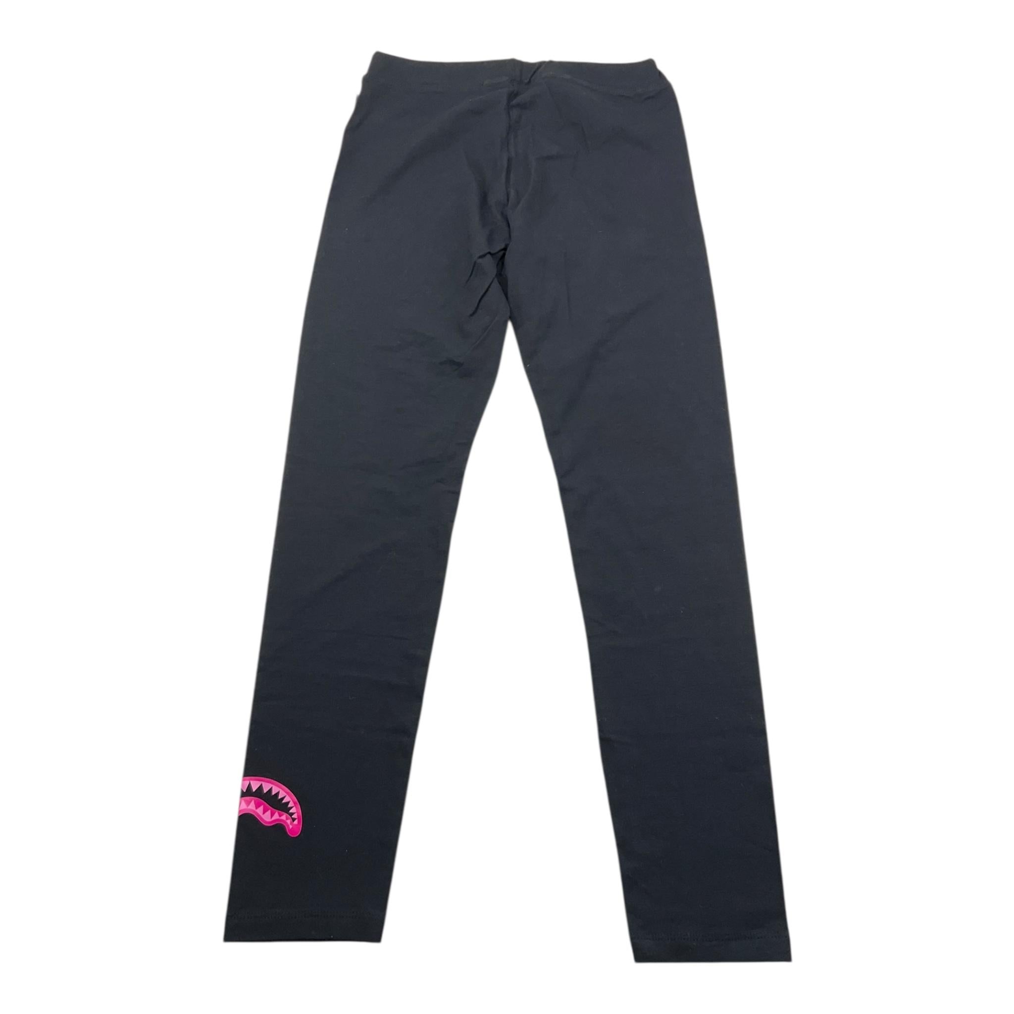 SPRAYGROUND leggins tinta unita con stampa Nero per Bambina SPY299 NERO SPRAYGROUND