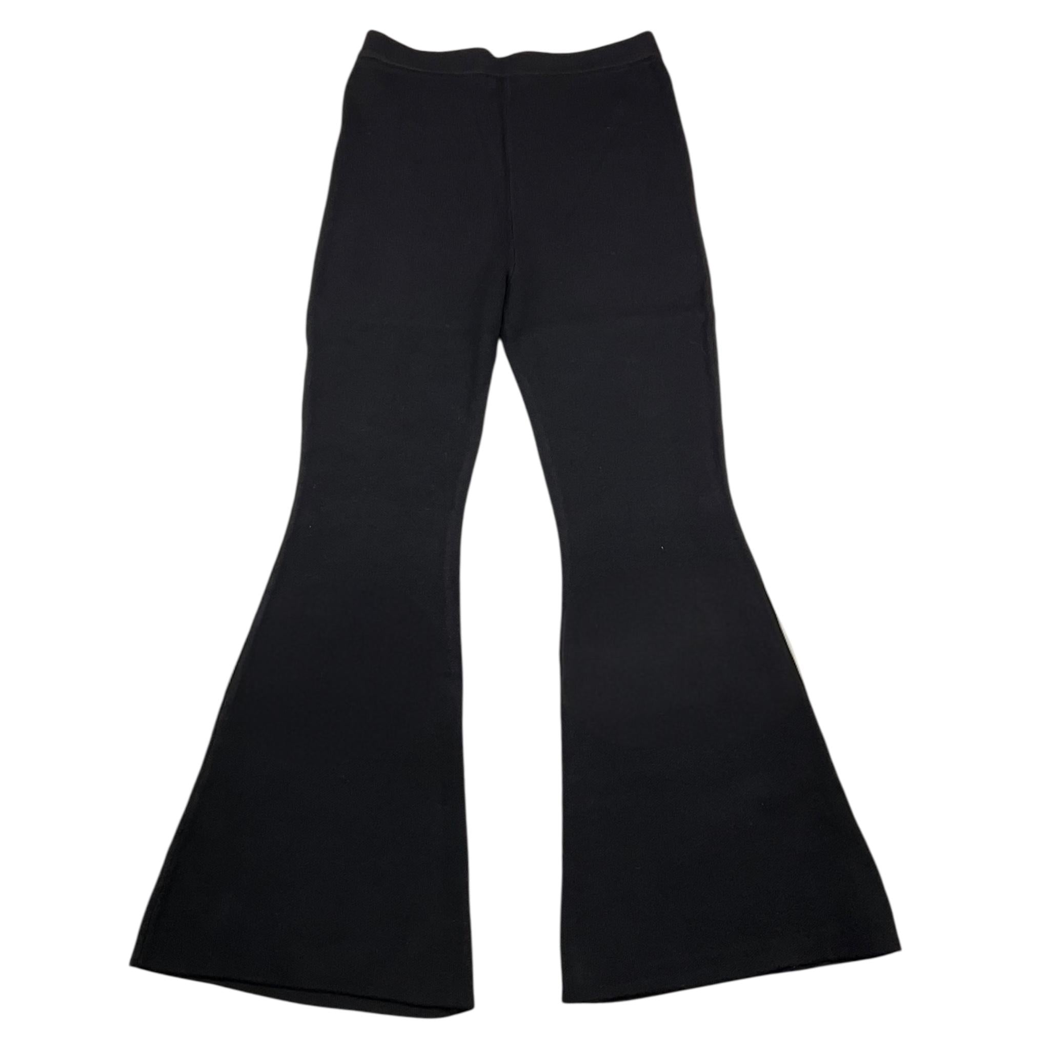 LIU JO pantalone tinta unita modello zampa Nero per Bambina GFF4135 NERO LIU JO