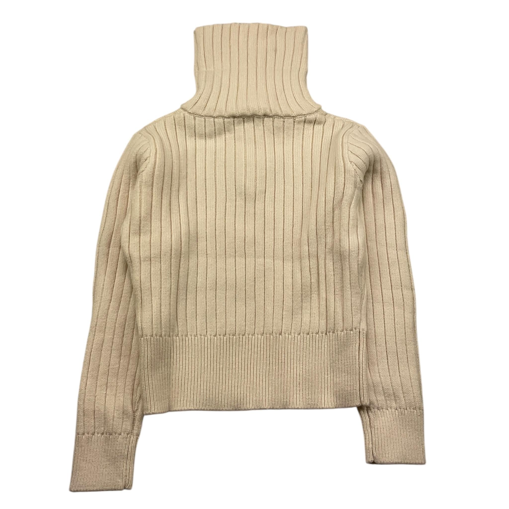 MICHAEL KORS maglia tinta unita collo alto con zip Panna per Bambina R15226 PANNA MICHAEL KORS