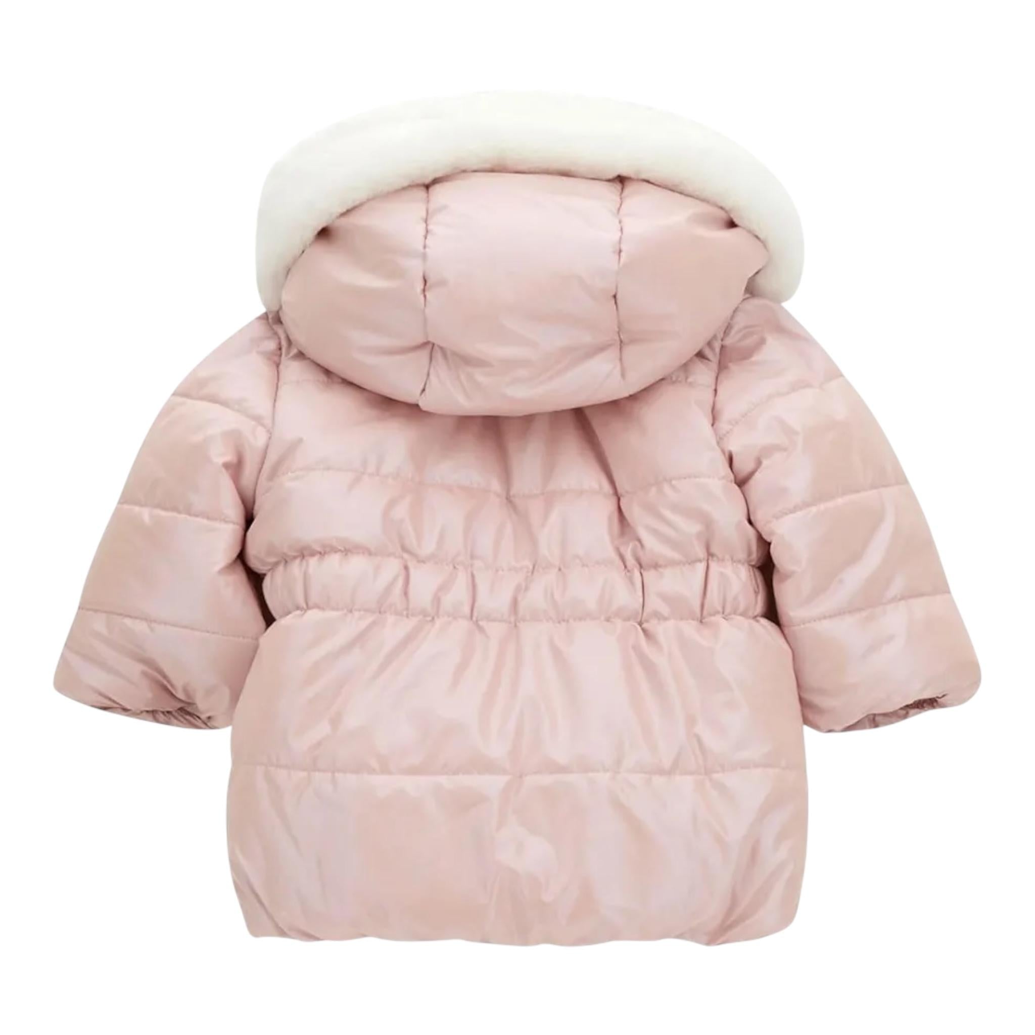 GUESS giubbino tinta unita con capuccio e zip Rosa per Neonata A4BL01WGJC0 ROSA GUESS