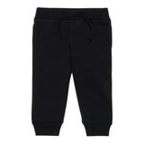 DSQUARED2 pantalone tuta tinta unita con logo Nero per Neonato DQ2056 NERO DSQUARED2