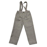 MICHAEL COAL pantalone tinta unita con elastico in vita Bianco/nero per Bambino LITJHN3199F24 BIANCO/NERO MICHAEL COAL