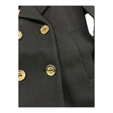 ELISABETTA FRANCHI cappotto modello mantella tinta unita Nero per Bambina EFCT003 NERO ELISABETTA FRANCHI