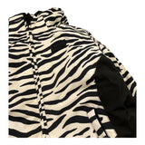 SAINT BARTH giubbino da neve bicolore con fantasia zebrata Bianco/nero per Bambina CHV001 BIANCO/NERO SAINT BARTH
