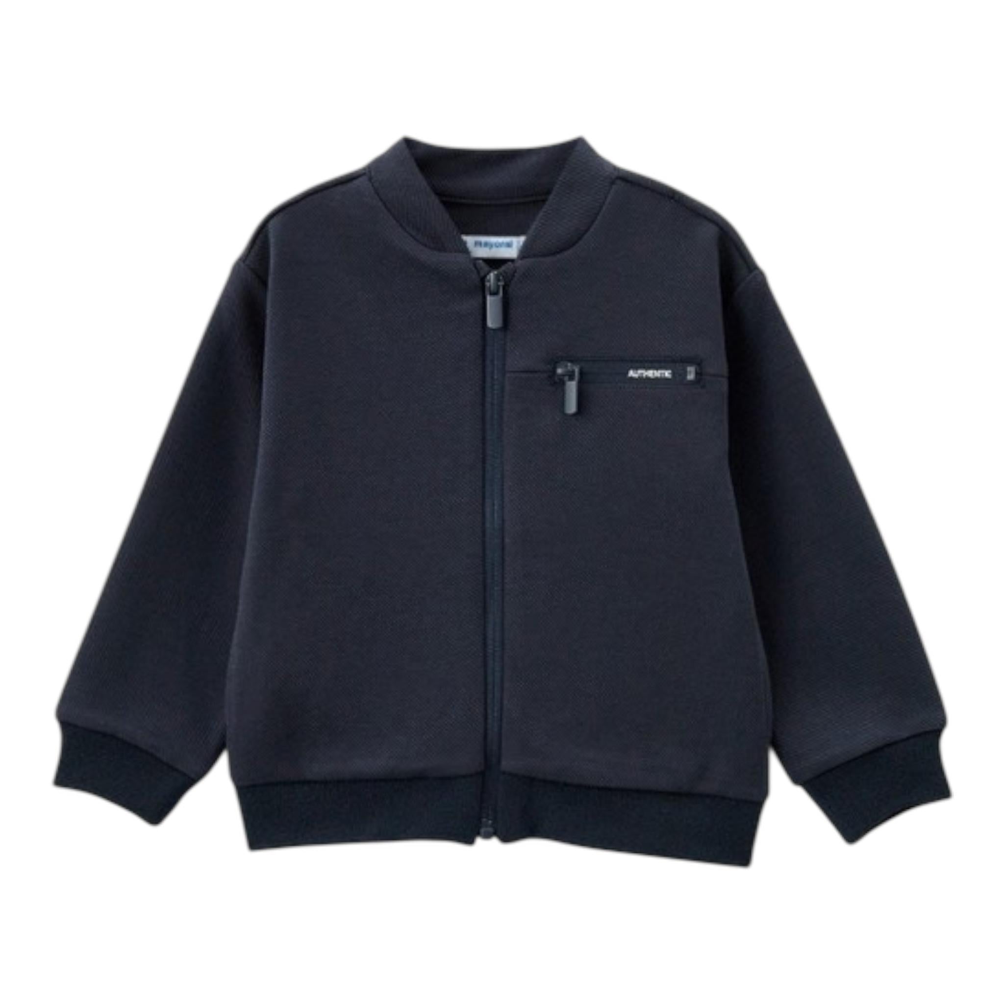 MAYORAL felpa con zip tinta unita Blu per Bambino 4474J BLU MAYORAL