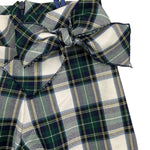 PICCOLA LUDO pantalone tricolore modello a palazzo con fantasia a quadri Verde per Bambina BS9WB004 VERDE PICCOLA LUDO