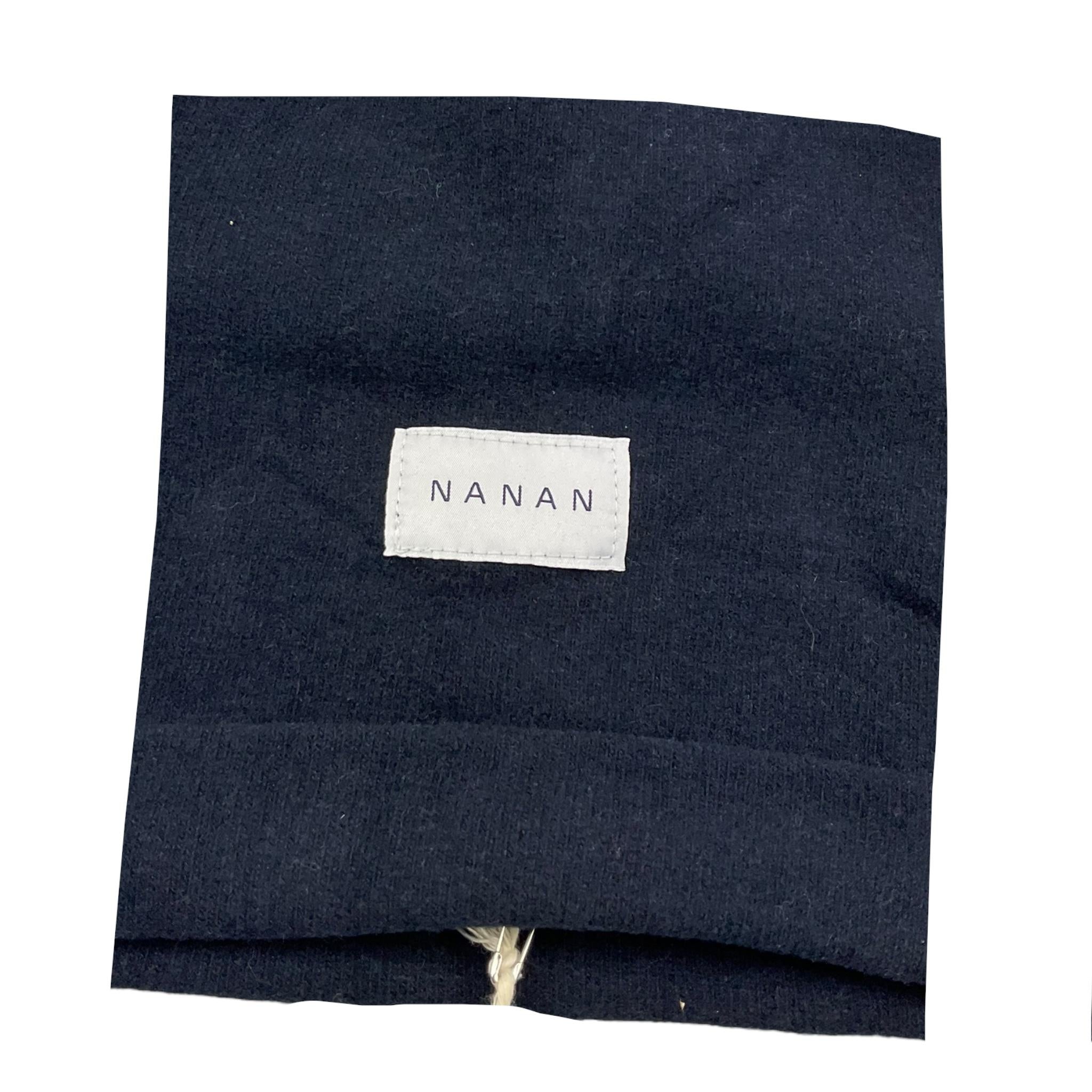 NANAN cappello tinta unita con logo Blu per Neonato I24212MDBL BLU NANAN